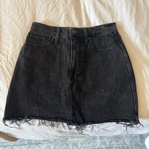 Abercrombie & Fitch Black Denim Skirt